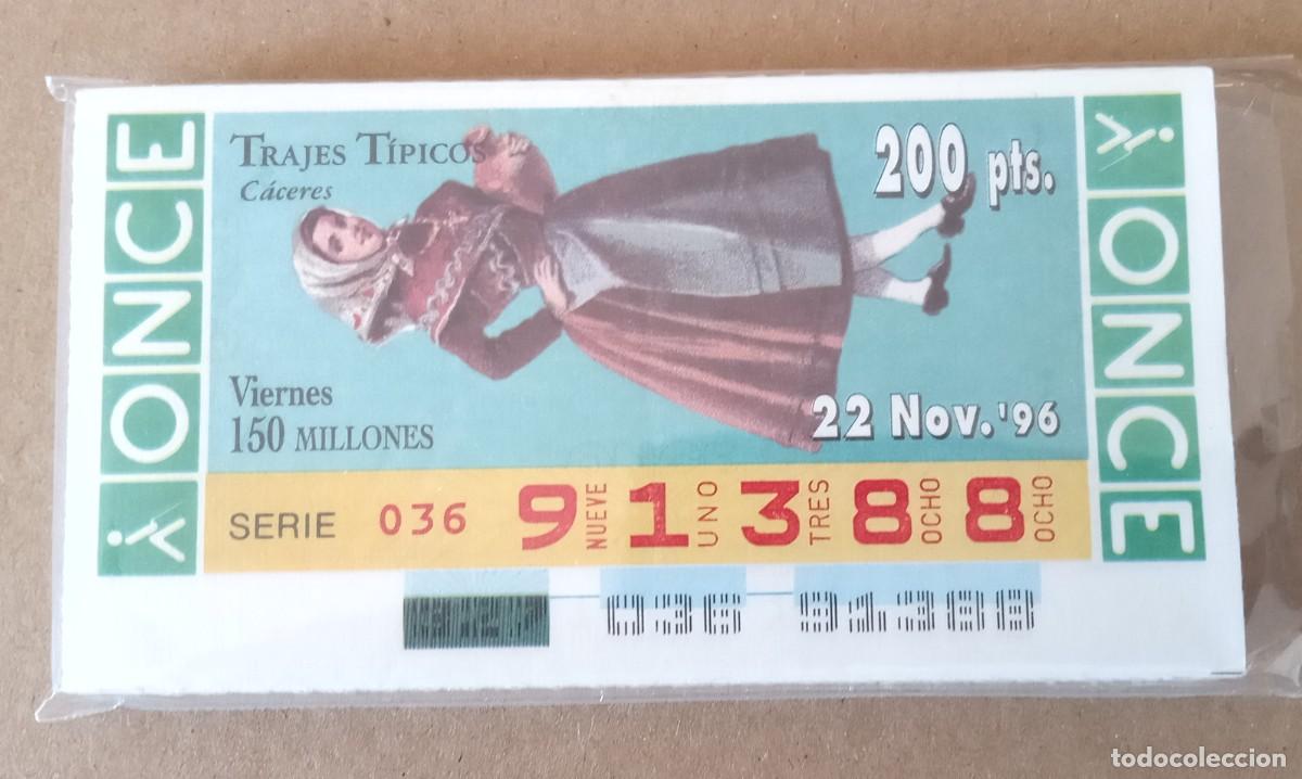 Cupones ONCE: colecci&oacute;n completa de la ONCE de trajes regionales