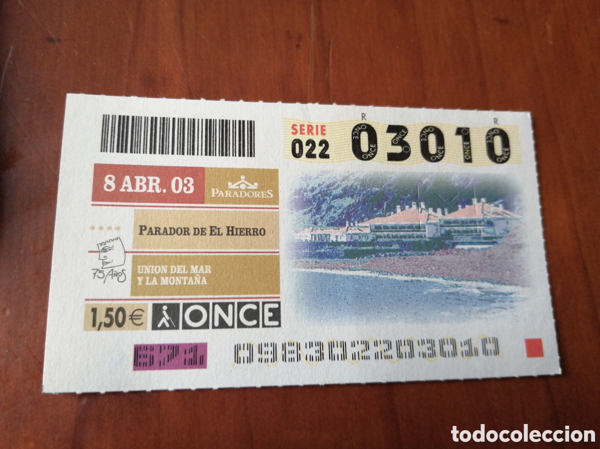 ONCE Coupons: CUPON ONCE PARADORES 2003 PARADOR DE EL HIERRO