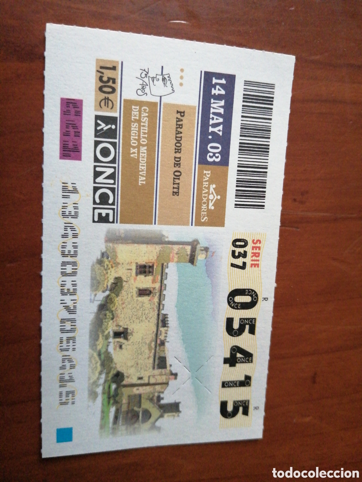 Cupones ONCE: CUPON ONCE PARADORES 2003 PARADOR DE OLITE