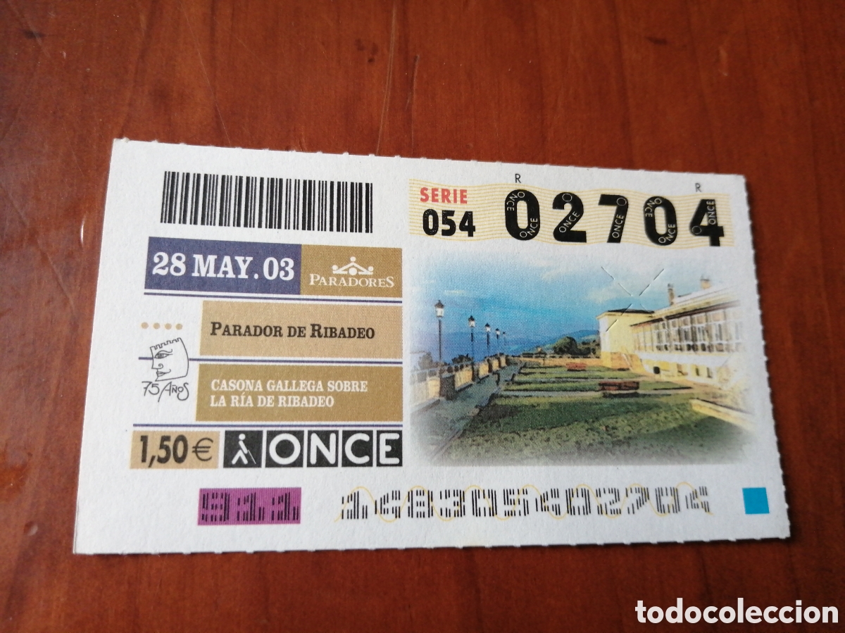 Cupones ONCE: CUPON ONCE PARADORES 2003 PARADOR DE RIBADEO