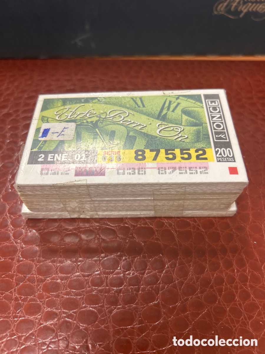 Cupones ONCE: Loteria Cupon Once A&ntilde;o 2001 Completo - Foto 1