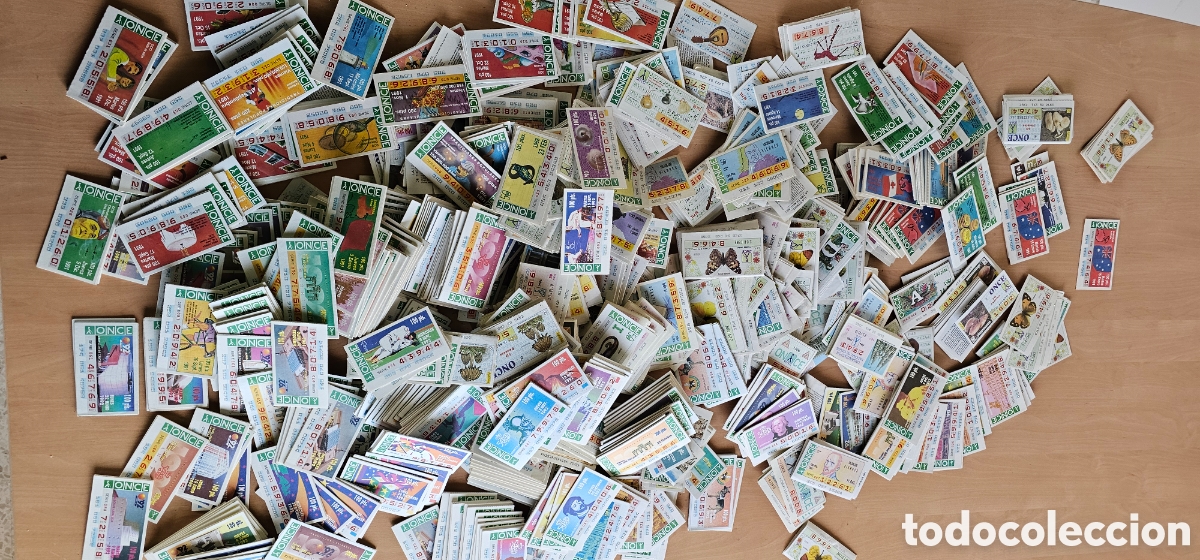 Cupones ONCE: Lote de cupones de la ONCE - Foto 1