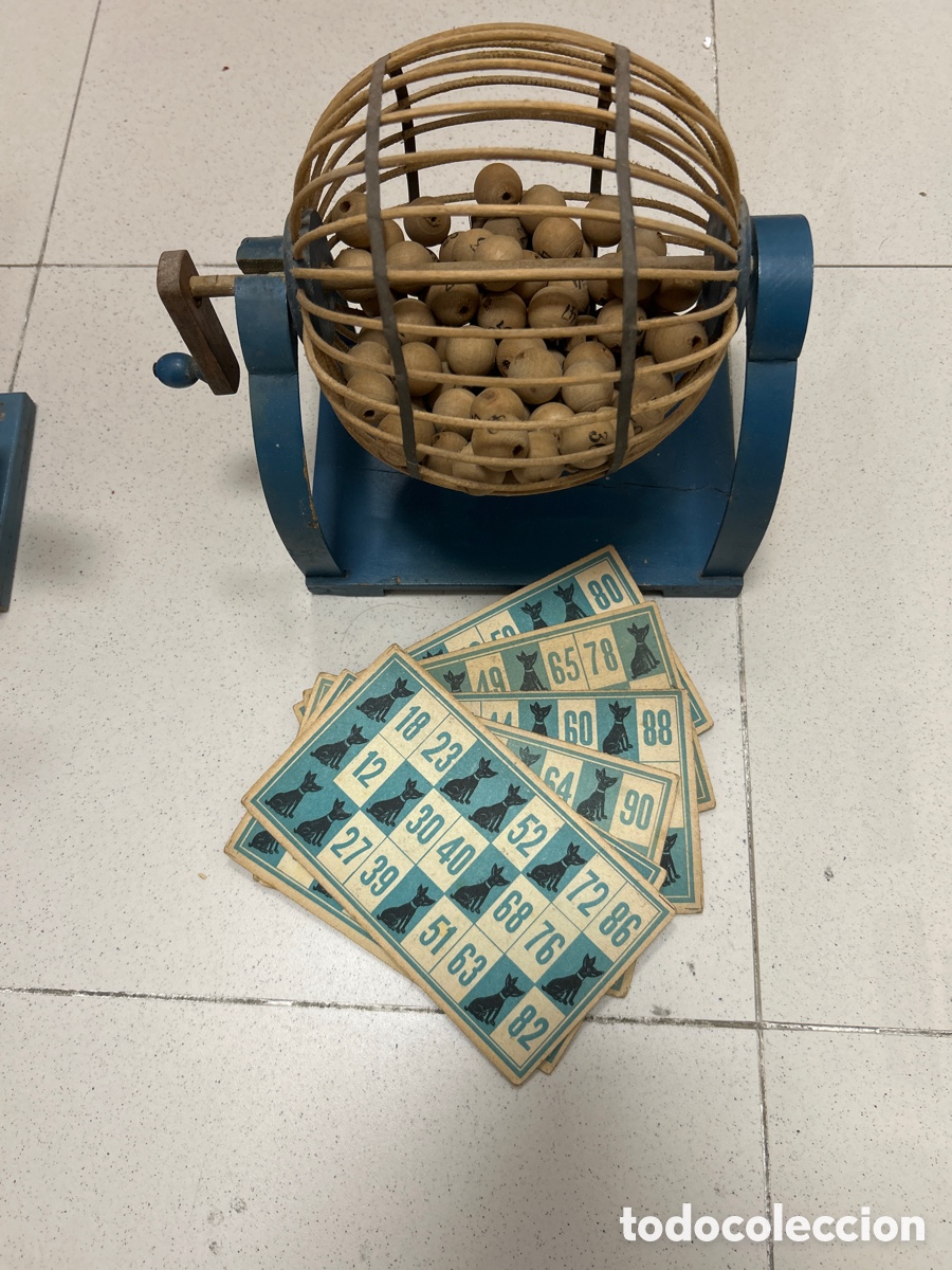 Cupones ONCE: Bombo Loteria Antiguo - Foto 1
