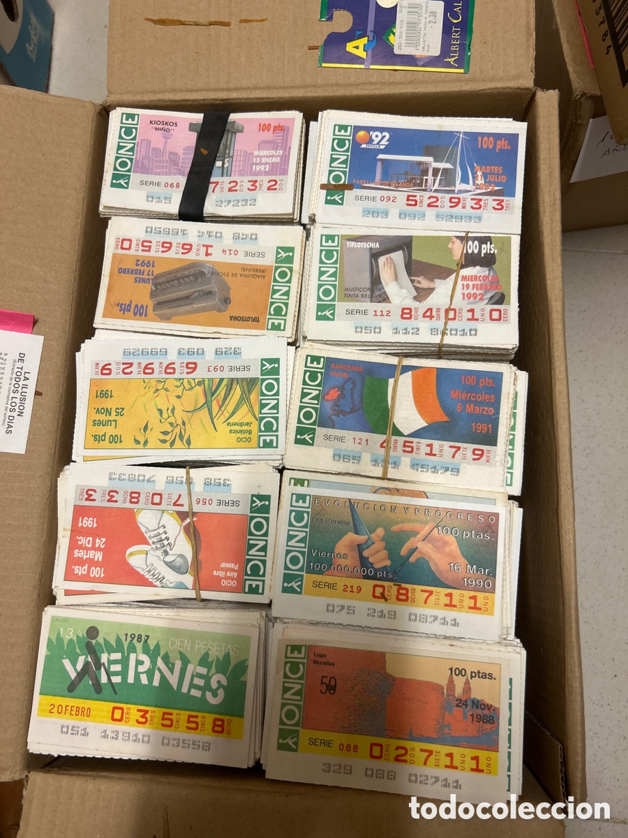 Cupones ONCE: Caja con 10 Mil cupones Once - Foto 1