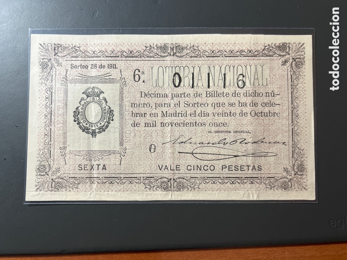 Cupones ONCE: Loteria A&ntilde;o 1911 Sorteo 28 - Foto 1