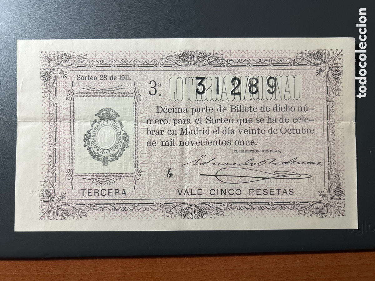 Cupones ONCE: Loteria A&ntilde;o 1911 Sorteo 28 - Foto 1
