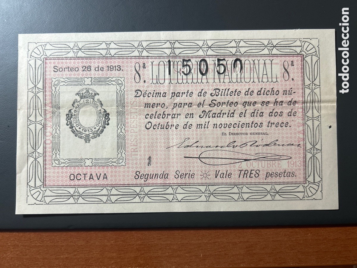 Cupones ONCE: Loteria A&ntilde;o 1913 Sorteo 26 - Foto 1
