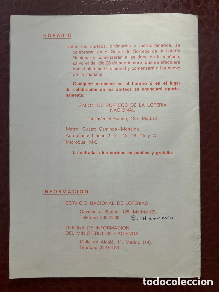 Cupones ONCE: Programa de Sorteos Loter&iacute;a Nacional 1971 tercer trimestre - Foto 9