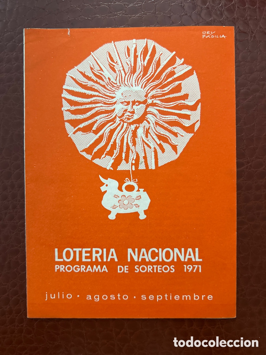 Cupones ONCE: Programa de Sorteos Loter&iacute;a Nacional 1971 tercer trimestre - Foto 1