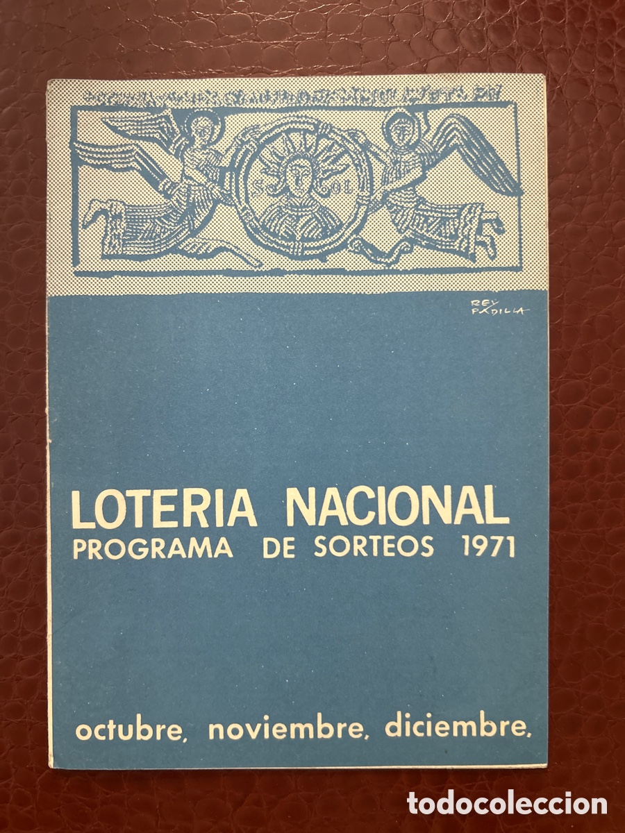 Cupones ONCE: Programa de Sorteos Loter&iacute;a Nacional 1971 Cuarto Trimestre - Foto 1