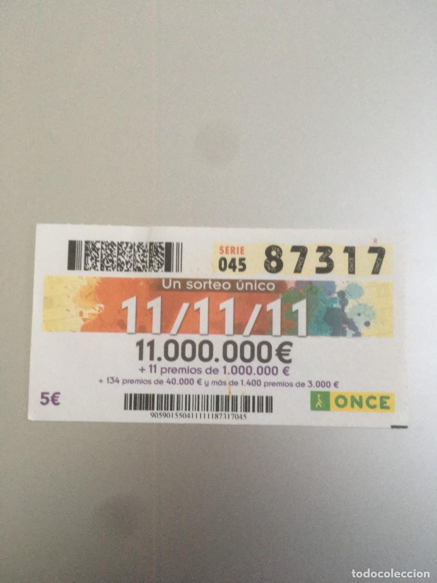 Cupones ONCE: Cupon de la ONCE 11/11/11 - Foto 1