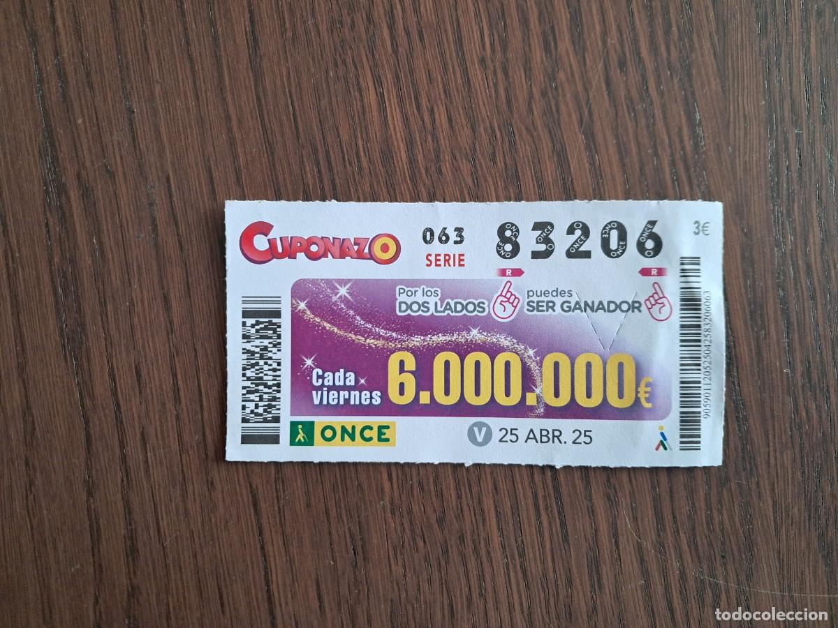 Cupones ONCE: cup&oacute;n once 25-04-25, cuponazo del viernes. - Foto 1