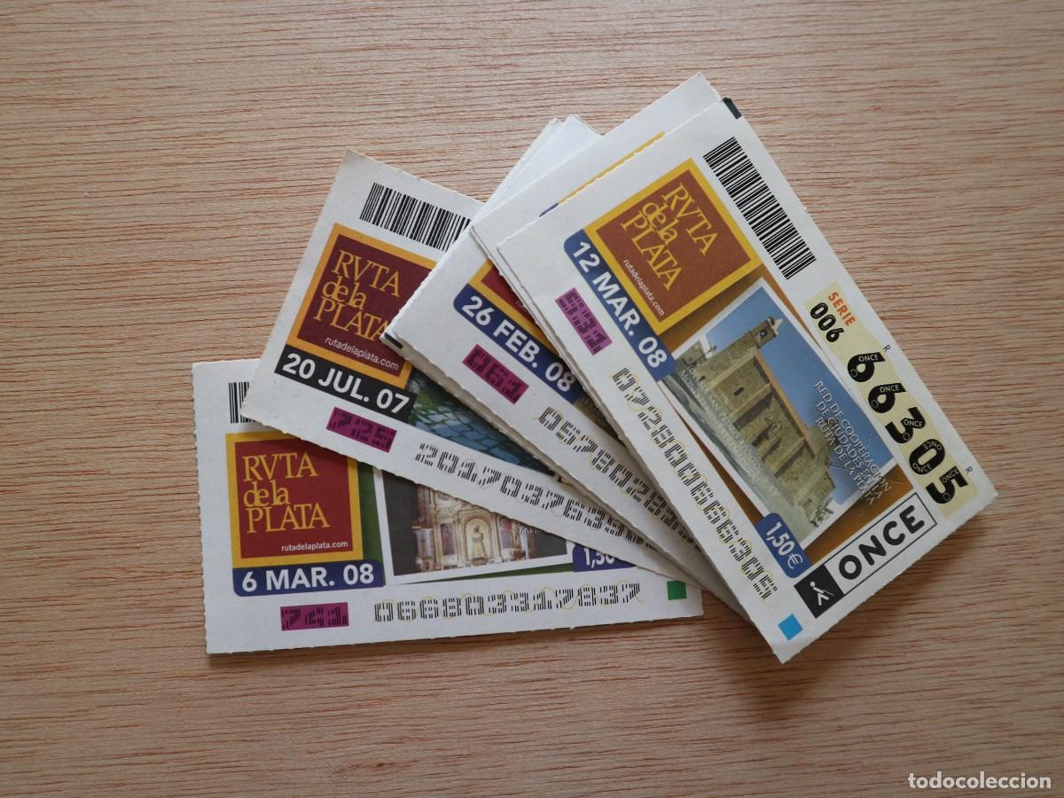 Cupones ONCE: LOTE DE 11 CUPONES DE LA ONCE RUTA DE LA PLATA - Foto 1