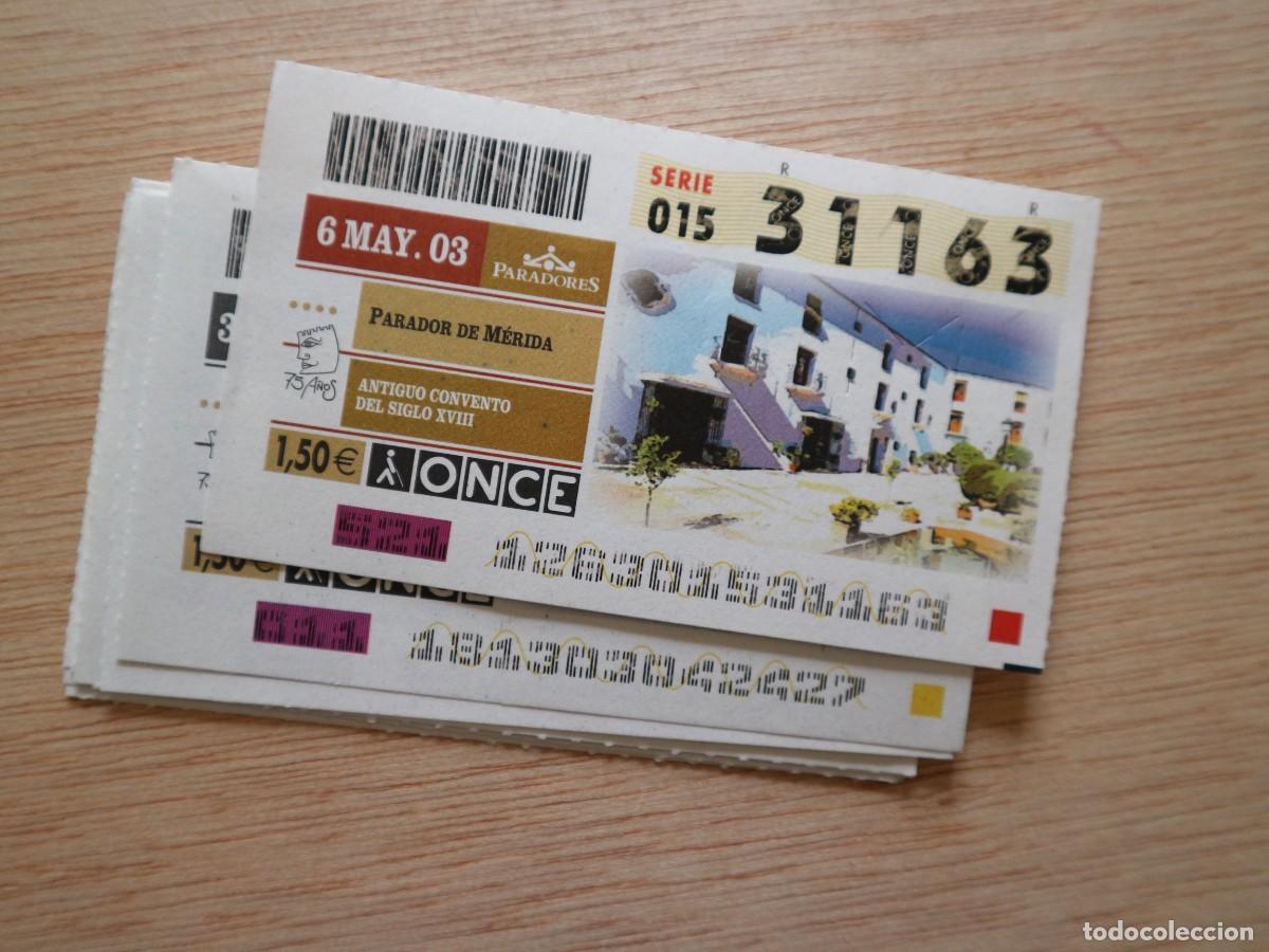 Cupones ONCE: LOTE DE 8 CUPONES DE LA ONCE PARADORES - Foto 1
