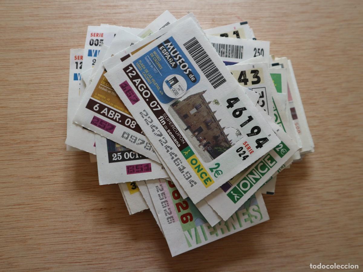 Cupones ONCE: LOTE DE 78 CUPONES VARIADOS - Foto 1