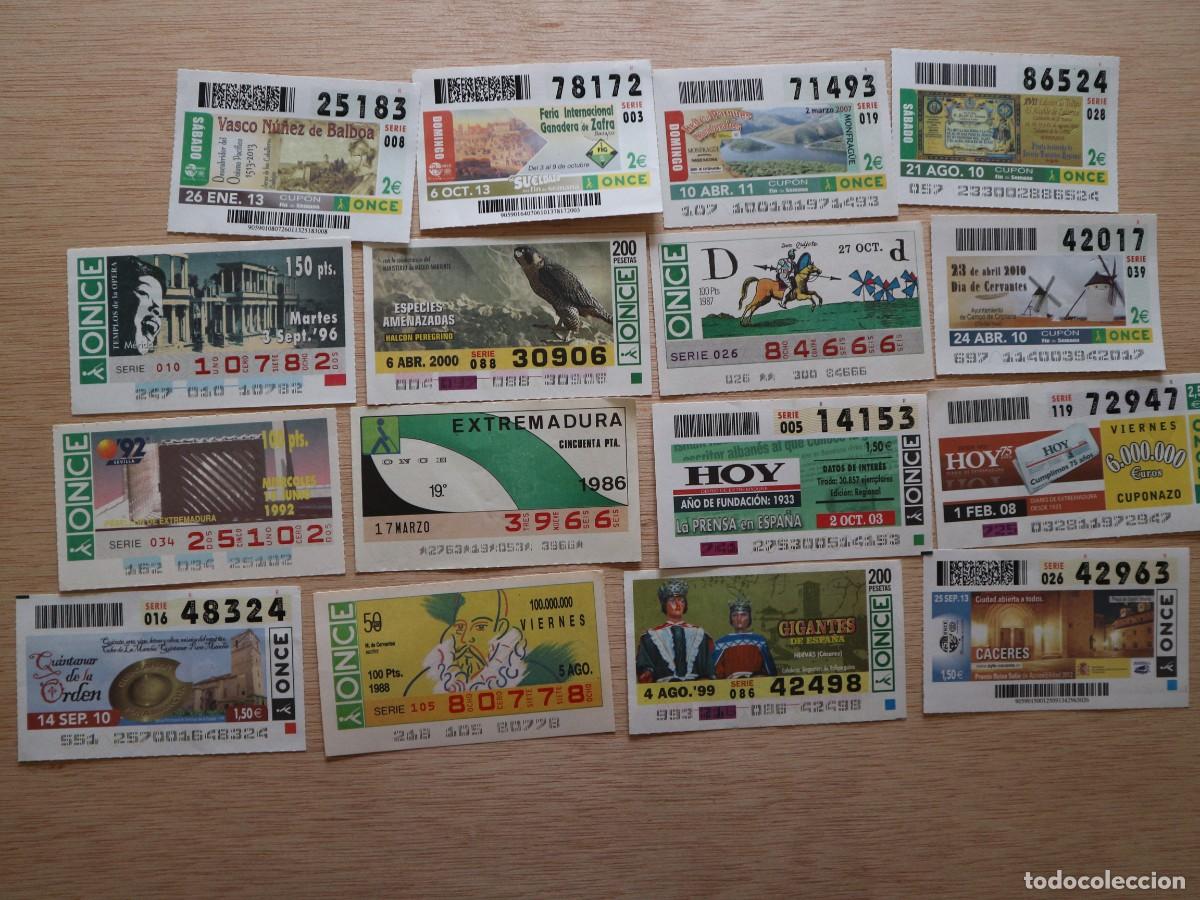 Cupones ONCE: LOTE DE 78 CUPONES VARIADOS - Foto 4