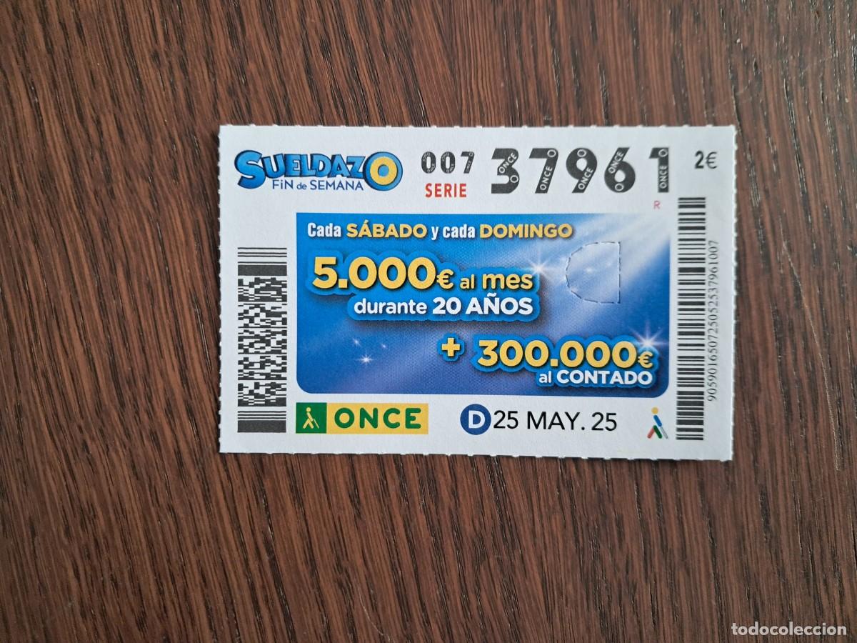 Cupones ONCE: cup&oacute;n once 25-05-25, sueldazo fin de semana. - Foto 1