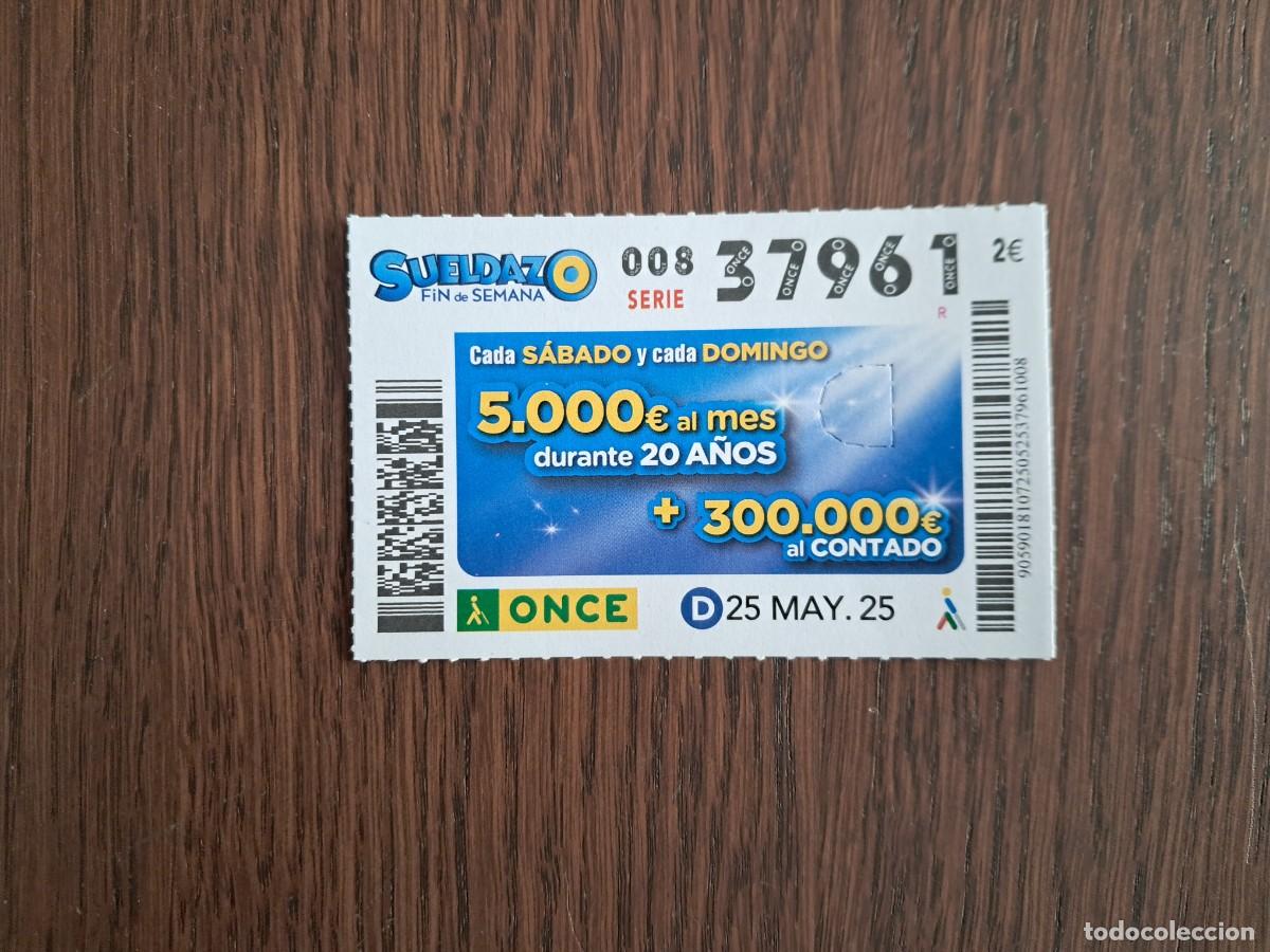 Cupones ONCE: cup&oacute;n once 25-05-25, sueldazo fin de semana. - Foto 1