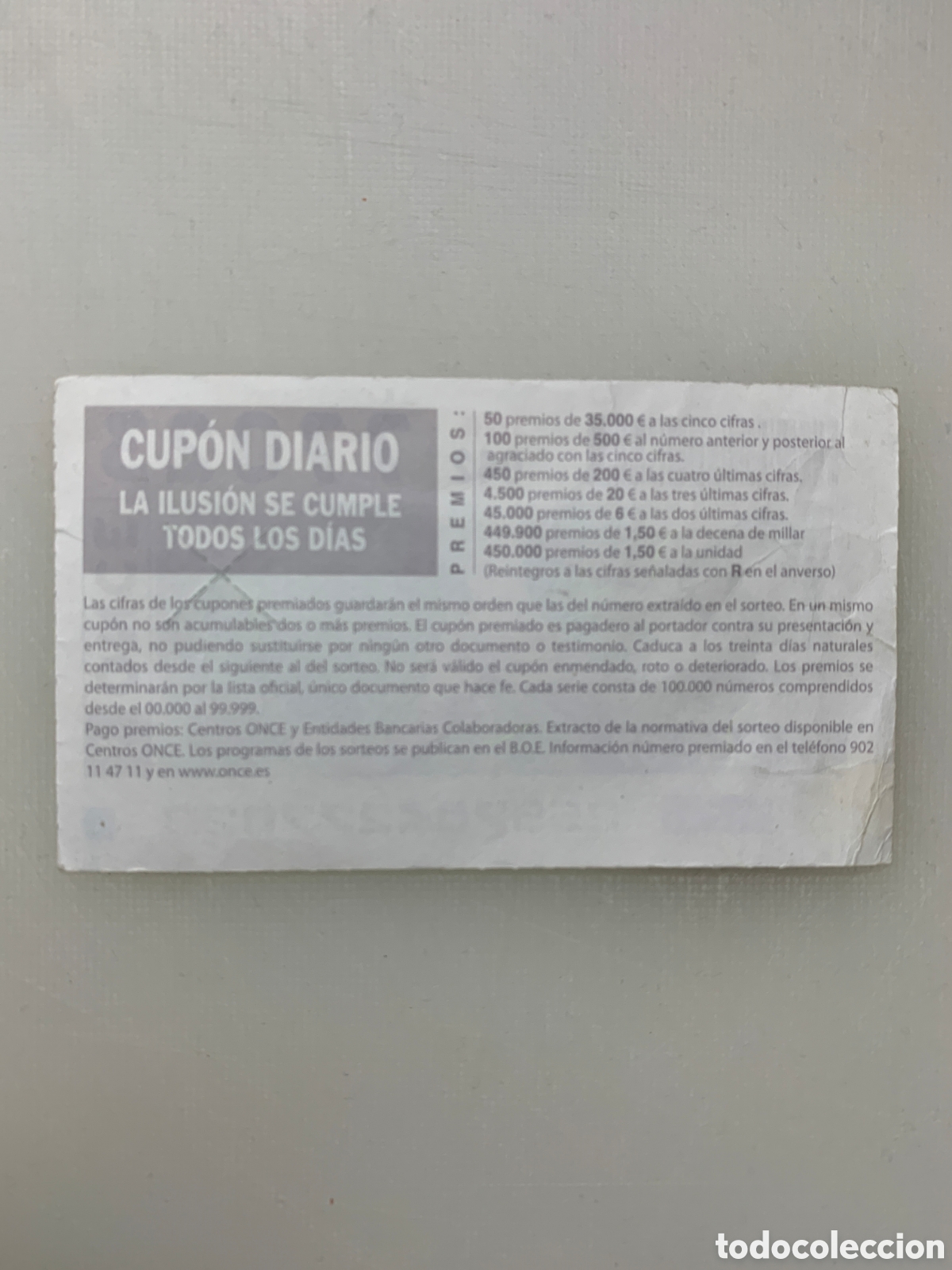 Cupones ONCE: Cup&oacute;n de la Once Centenario Real Betis - Foto 2