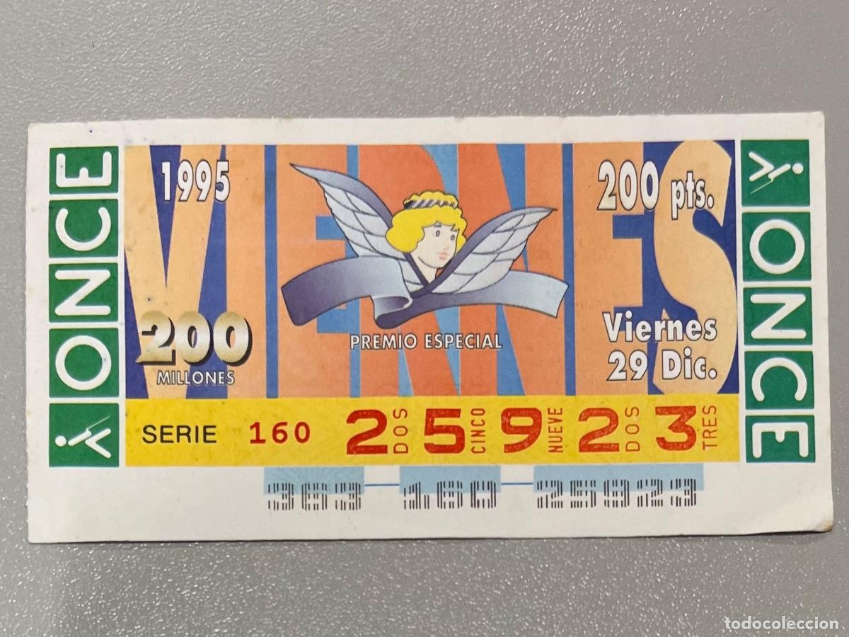 Cupones ONCE: Cup&oacute;n viernes 29 de diciembre de 1995 - Foto 1