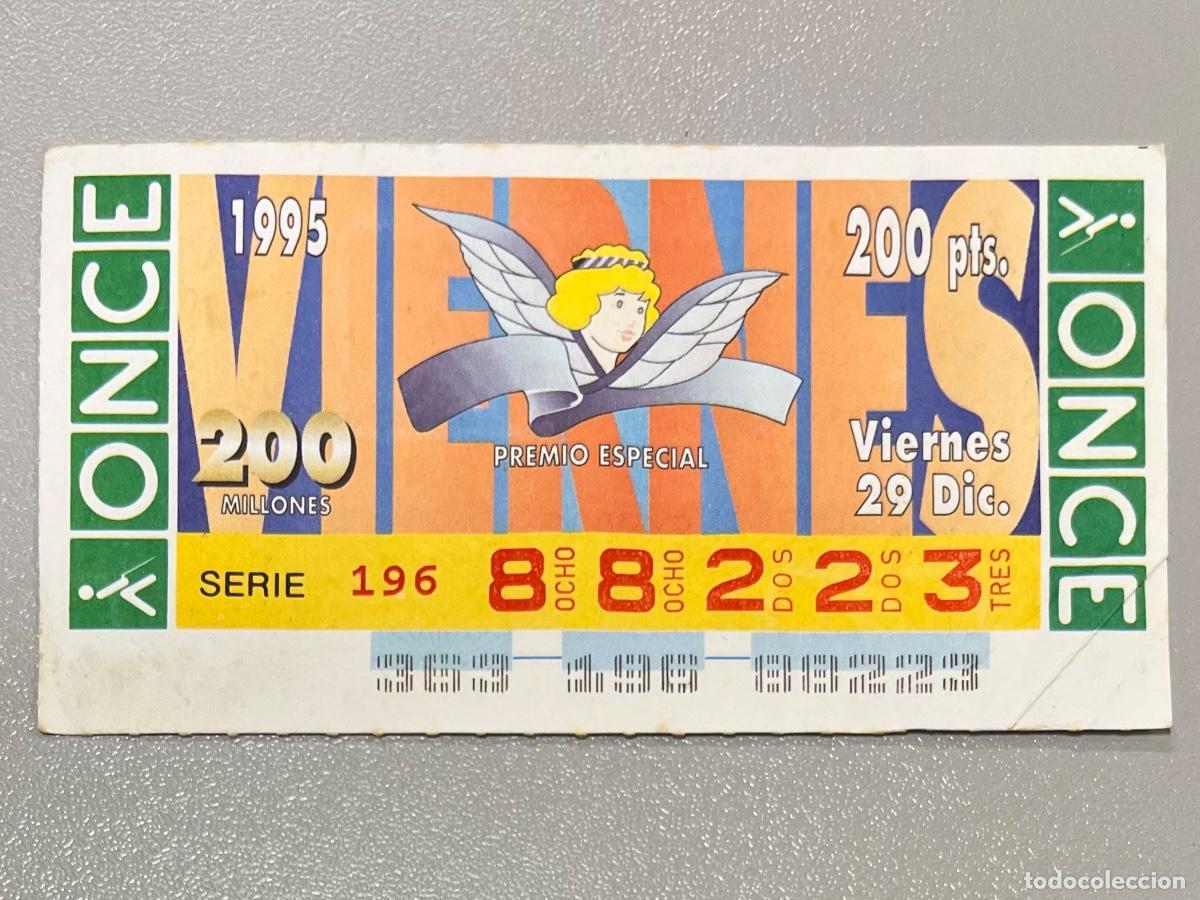 Cupones ONCE: Cup&oacute;n viernes 29 de diciembre 1995 - Foto 1
