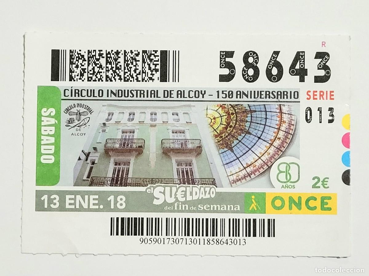 Cupones ONCE: CUPON DE LA ONCE. 13 ENERO DE 2018 - Foto 1