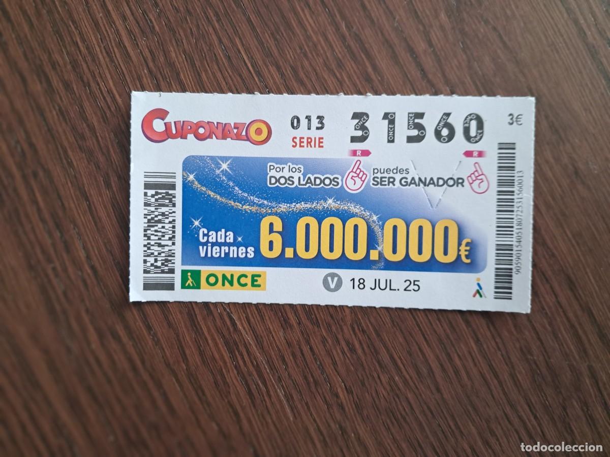 Cupones ONCE: cup&oacute;n once 18-07-25, cuponazo del viernes. - Foto 1