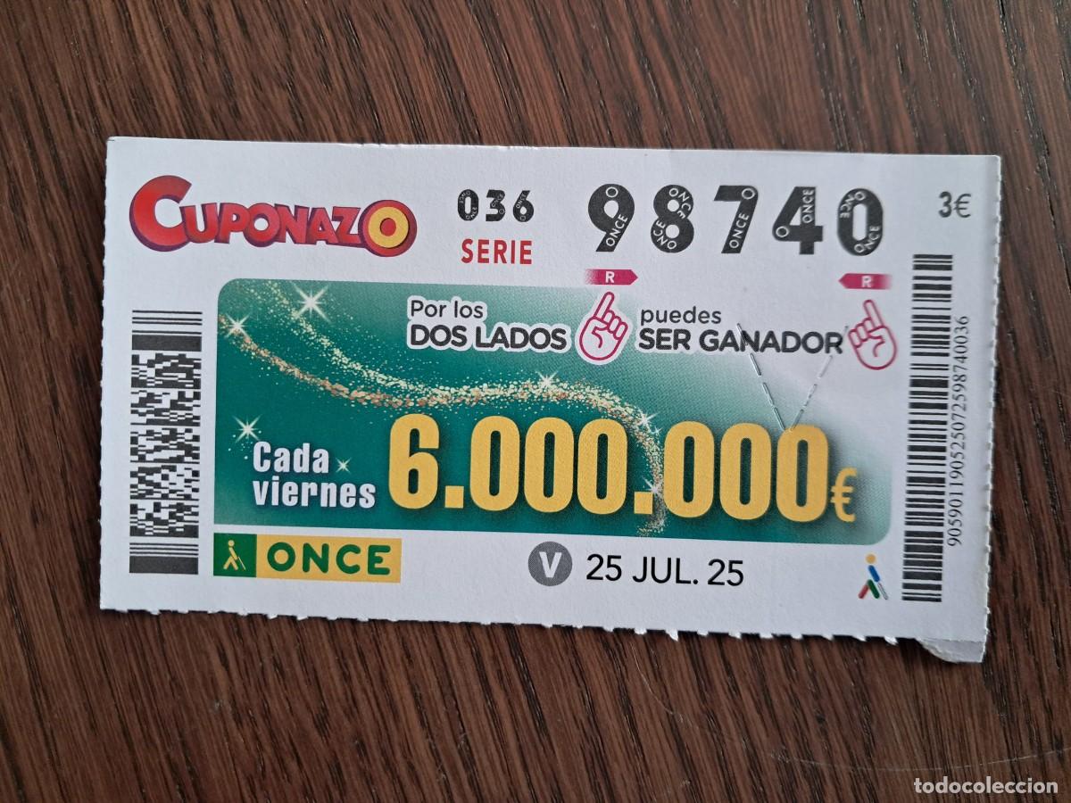 Cupones ONCE: cup&oacute;n once 25-07-25, cuponazo del viernes. - Foto 1