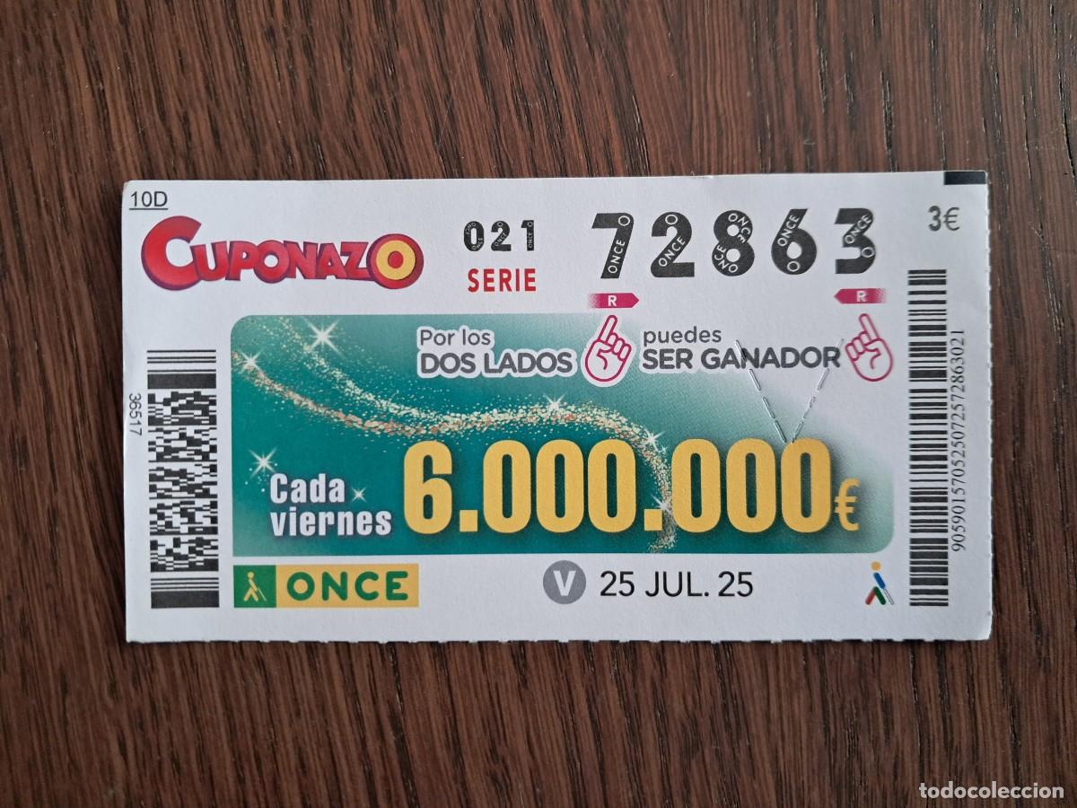Cupones ONCE: cup&oacute;n once 25-07-25, cuponazo del viernes. - Foto 1