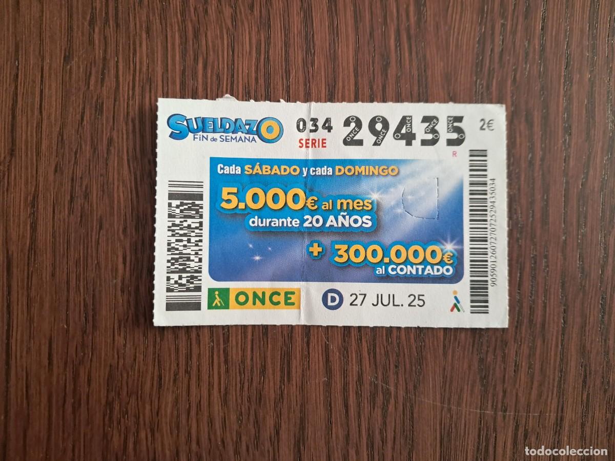 Cupones ONCE: cup&oacute;n once 27-07-25, sueldazo fin de semana. - Foto 1