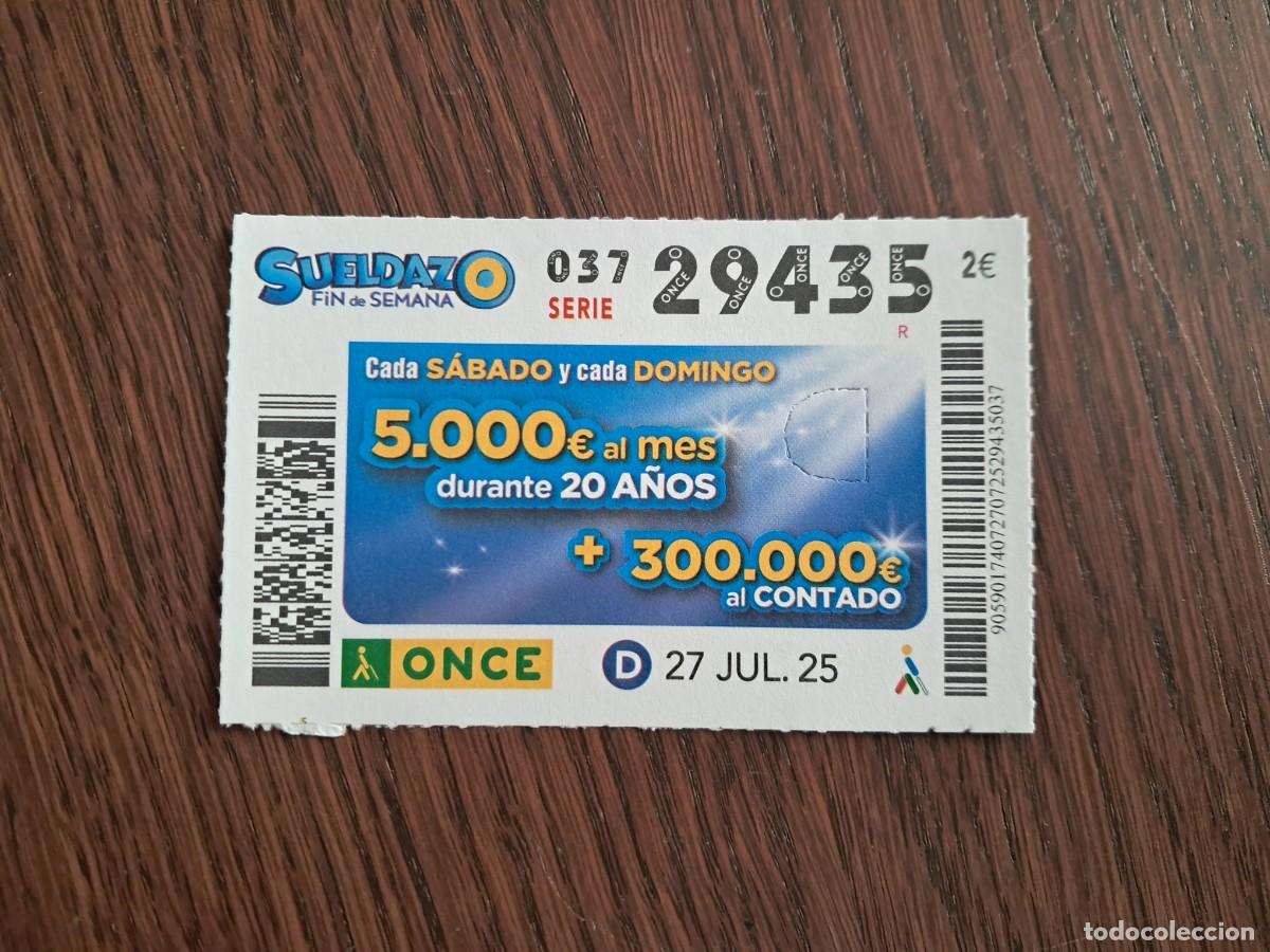 Cupones ONCE: cup&oacute;n once 27-07-25, sueldazo fin de semana. - Foto 1