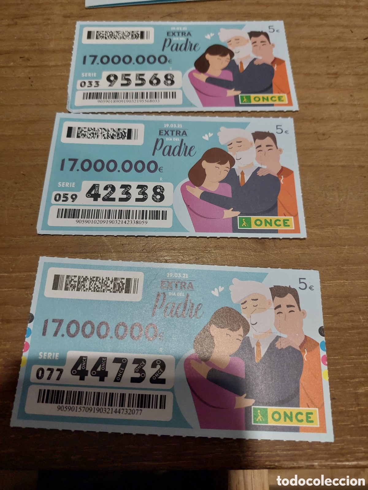 Cupones ONCE: EXTRA ONCE PADRE SORTEO - Foto 2