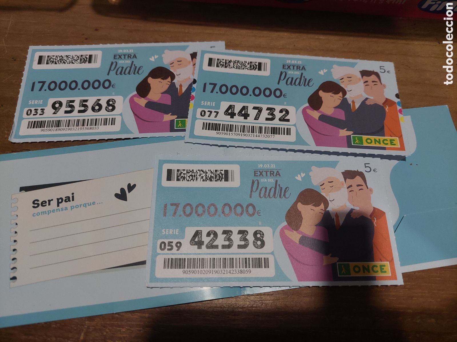 Cupones ONCE: EXTRA ONCE PADRE SORTEO - Foto 1