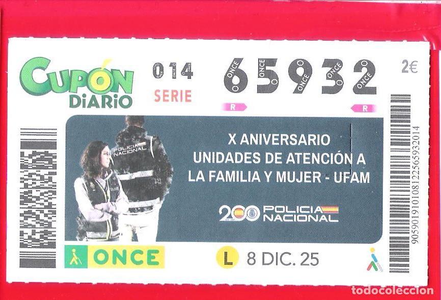 Cupones ONCE: Cup&oacute;n ONCE 8-DIC-2025 - 65932 - Foto 1