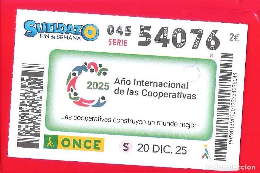 Cupones ONCE: Cup&oacute;n ONCE 20-DIC-2025 - 54076 - Foto 1
