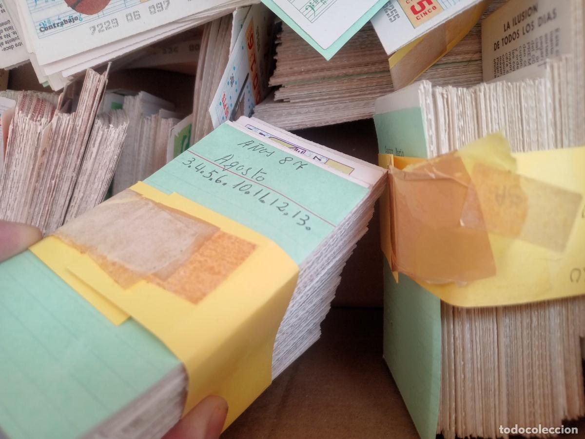 Cupones ONCE: Unos 1500 cupones de la ONCE de 1987 - Foto 3