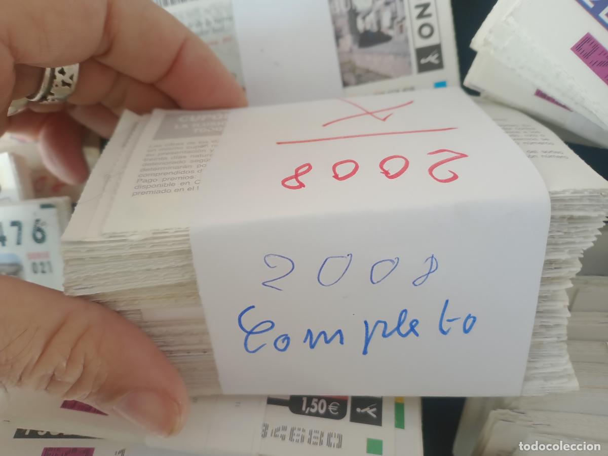 Cupones ONCE: 1000-2000 cupones de la ONCE de 2008 - Foto 2