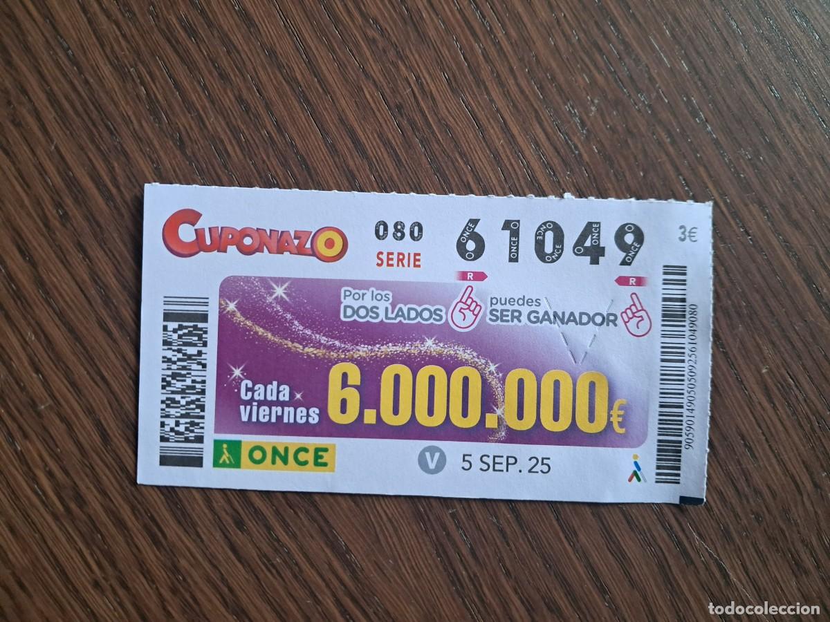 Cupones ONCE: cup&oacute;n once 05-09-25, cuponazo del viernes. - Foto 1