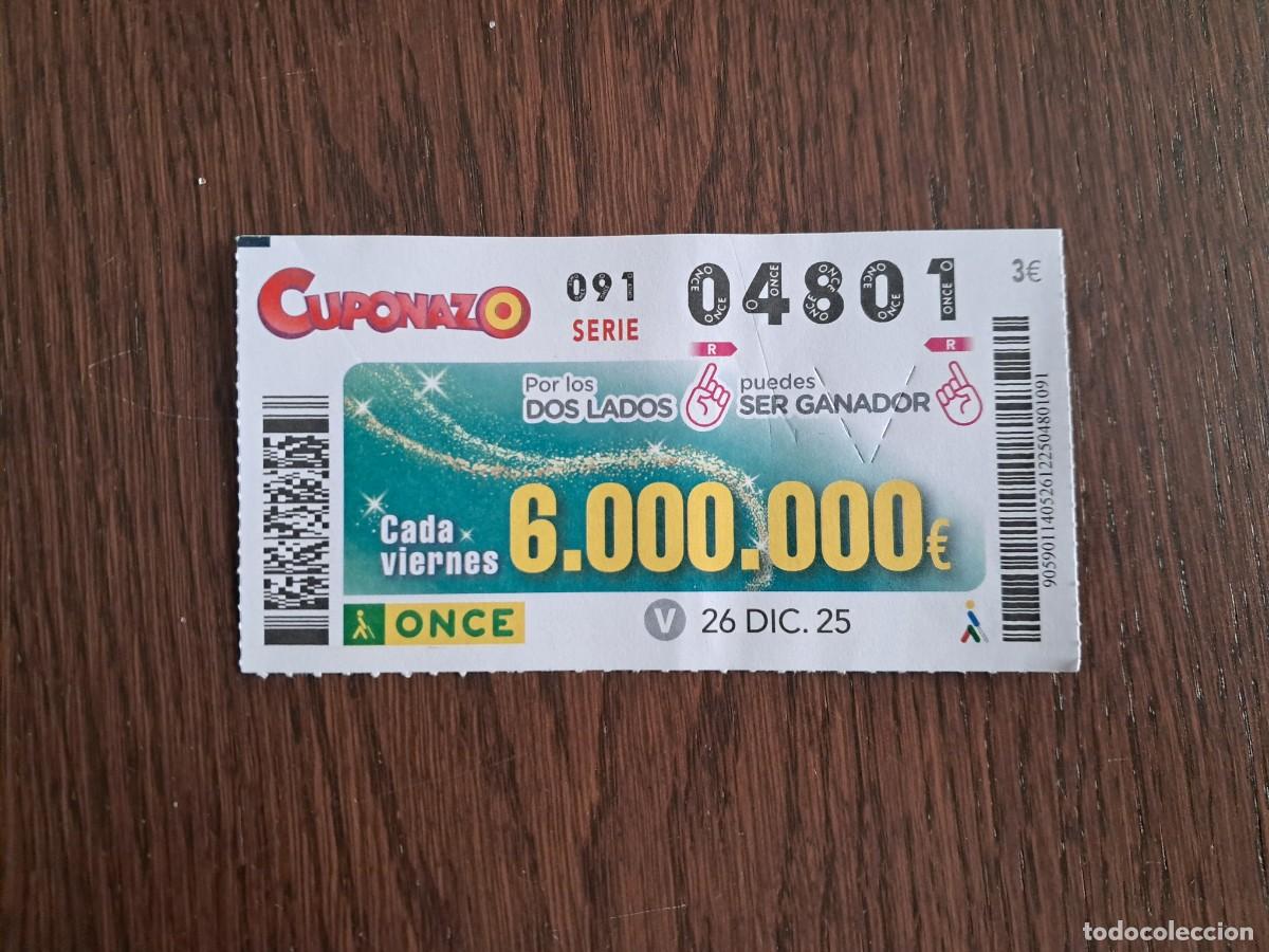 Cupones ONCE: cup&oacute;n once 26-12-25, cuponazo del viernes. - Foto 1