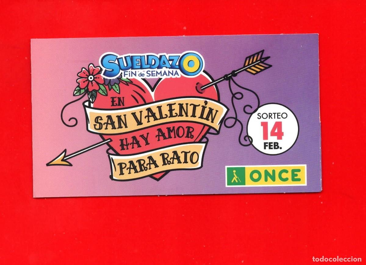 Cupones ONCE: Porta Cup&oacute;n de la ONCE - SAN VALENTIN (2026) - Foto 1