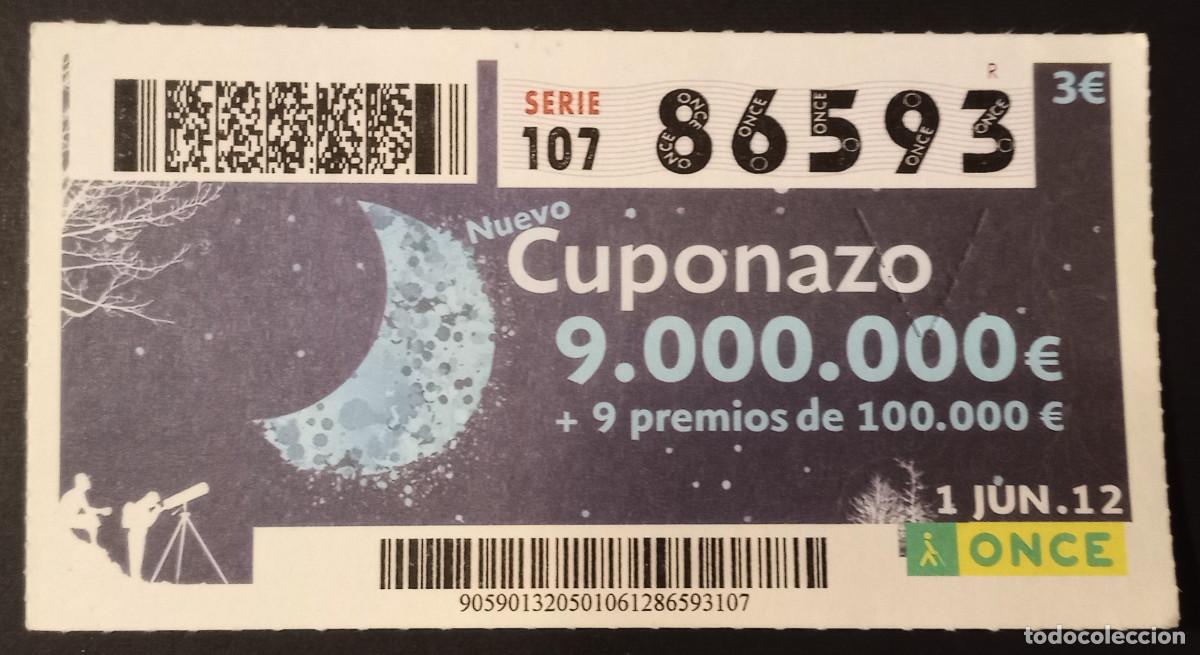 Cupones ONCE: CUP&Oacute;N ONCE - 1-JUNIO-2012 - NUEVO CUPONAZO - Foto 1