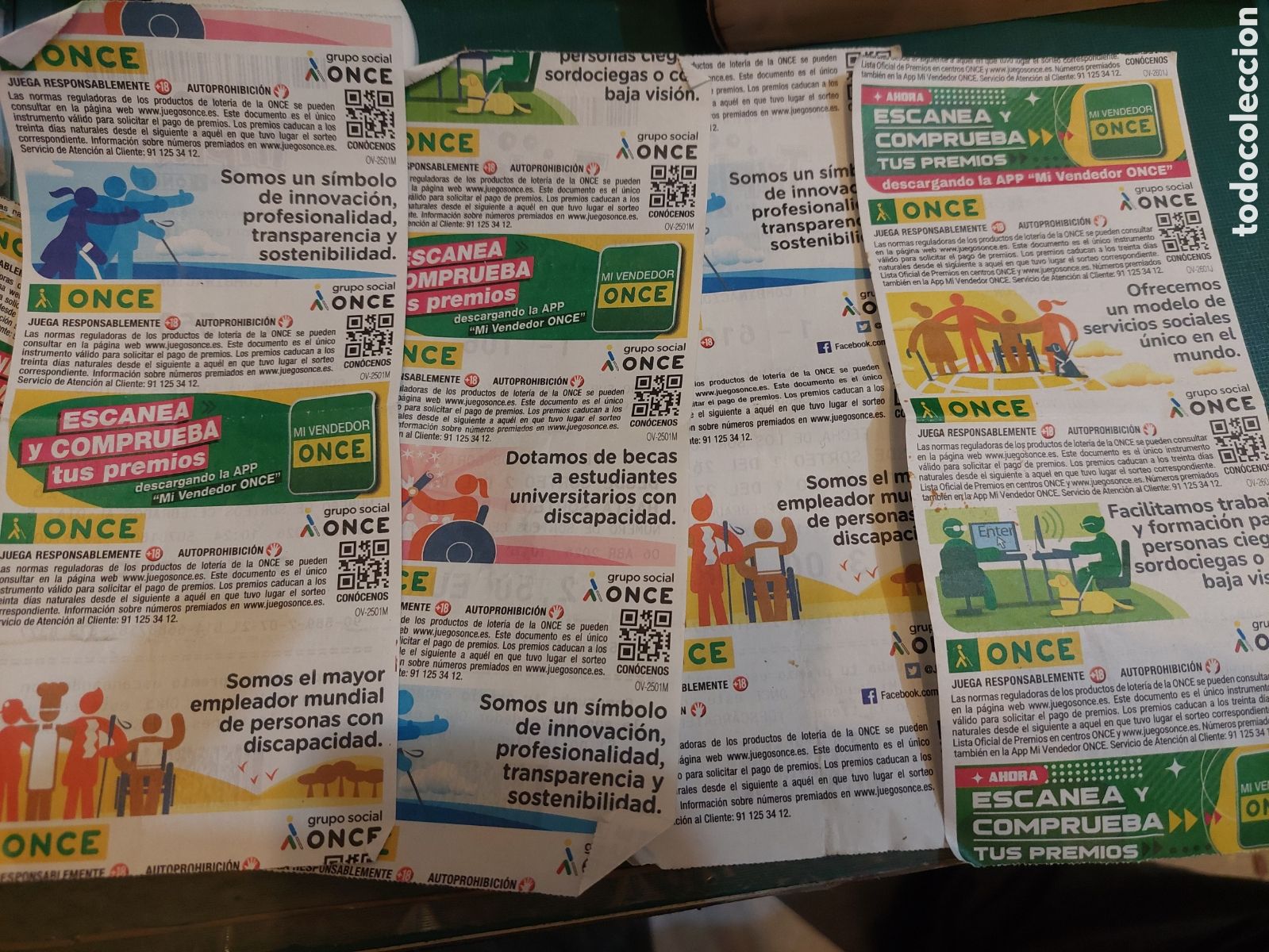 Cupones ONCE: ONCE JUEGO TRIPLEX SORTEO - Foto 1