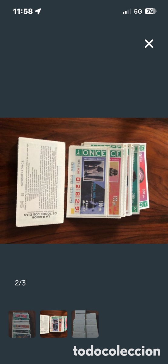 Cupones ONCE: Decimos de la ONCE de 1986 al 2001 - Foto 10