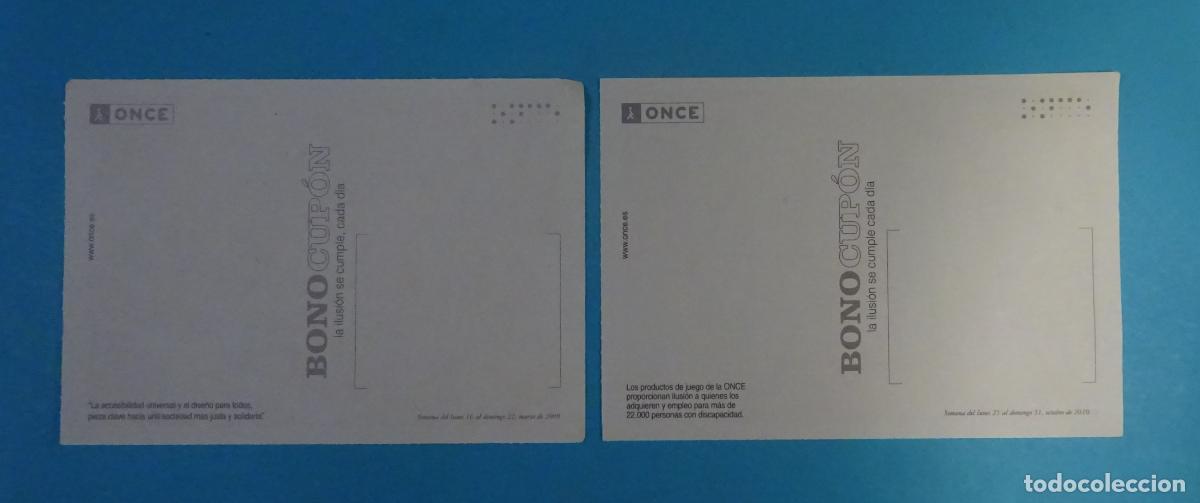Cupones ONCE: DOS TARJETAS BONOCUP&Oacute;N ONCE - Foto 2