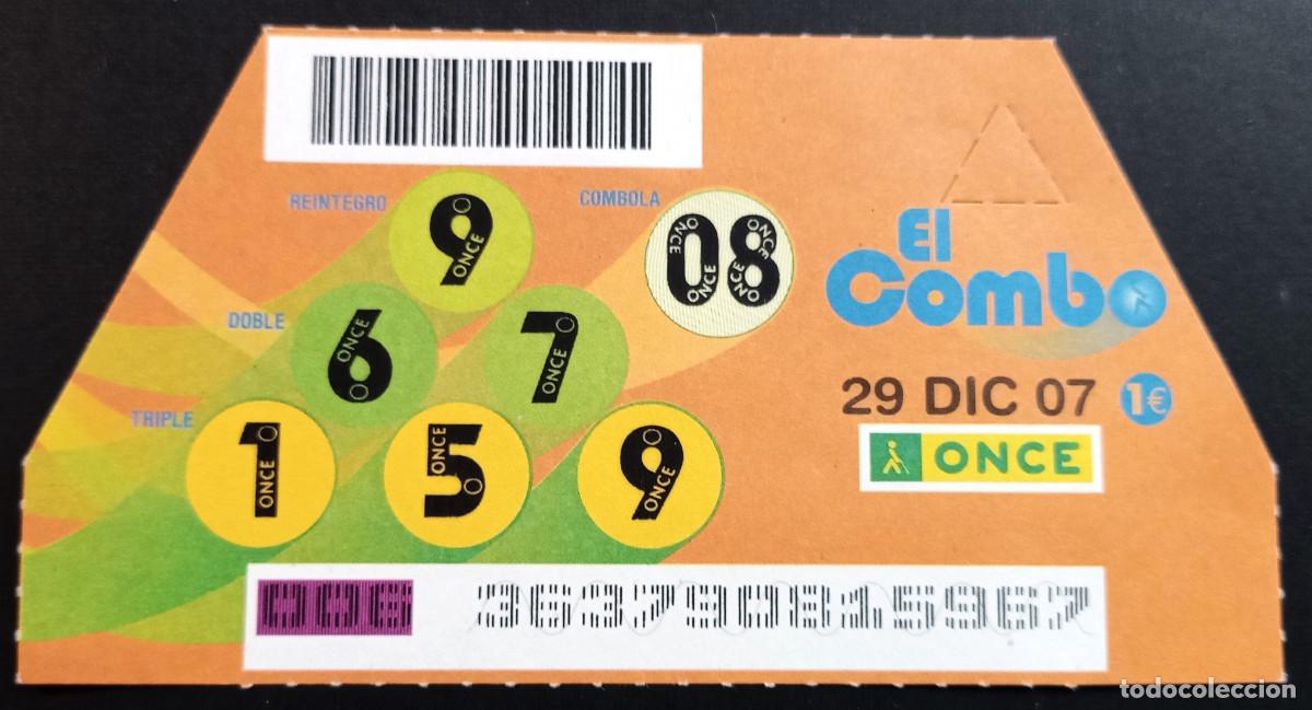 Cupones ONCE: EL COMBO DE LA ONCE - 29-DICIEMBRE-2007