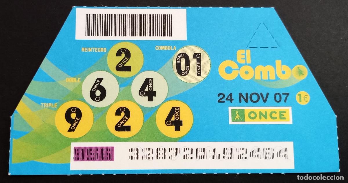 Cupones ONCE: EL COMBO DE LA ONCE - 24-NOVIEMBRE-2007