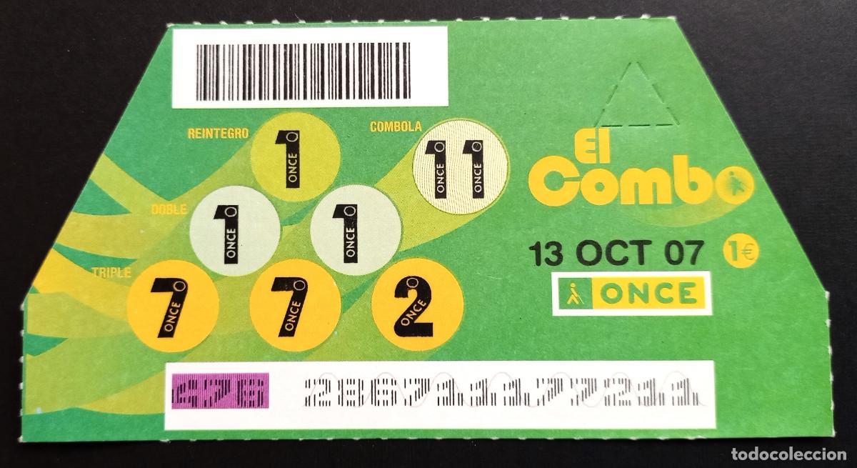 Cupones ONCE: EL COMBO DE LA ONCE - 13-OCTUBRE-2007