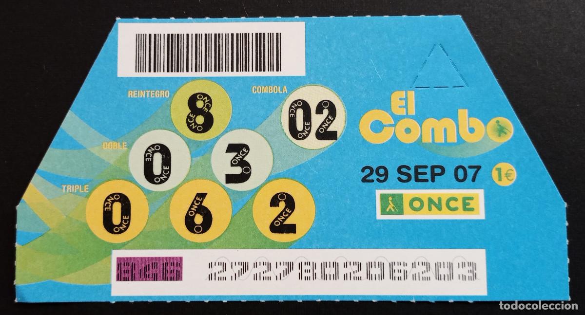 Cupones ONCE: EL COMBO DE LA ONCE - 29-SEPTIEMBRE-2007 - Foto 1