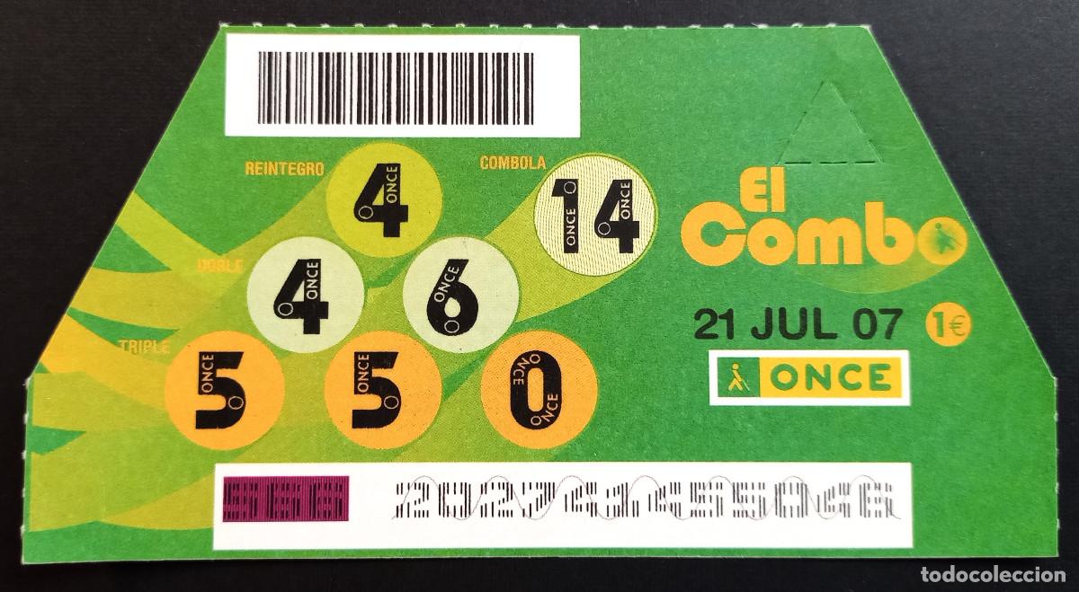 Cupones ONCE: EL COMBO DE LA ONCE - 21-JULIO-2007