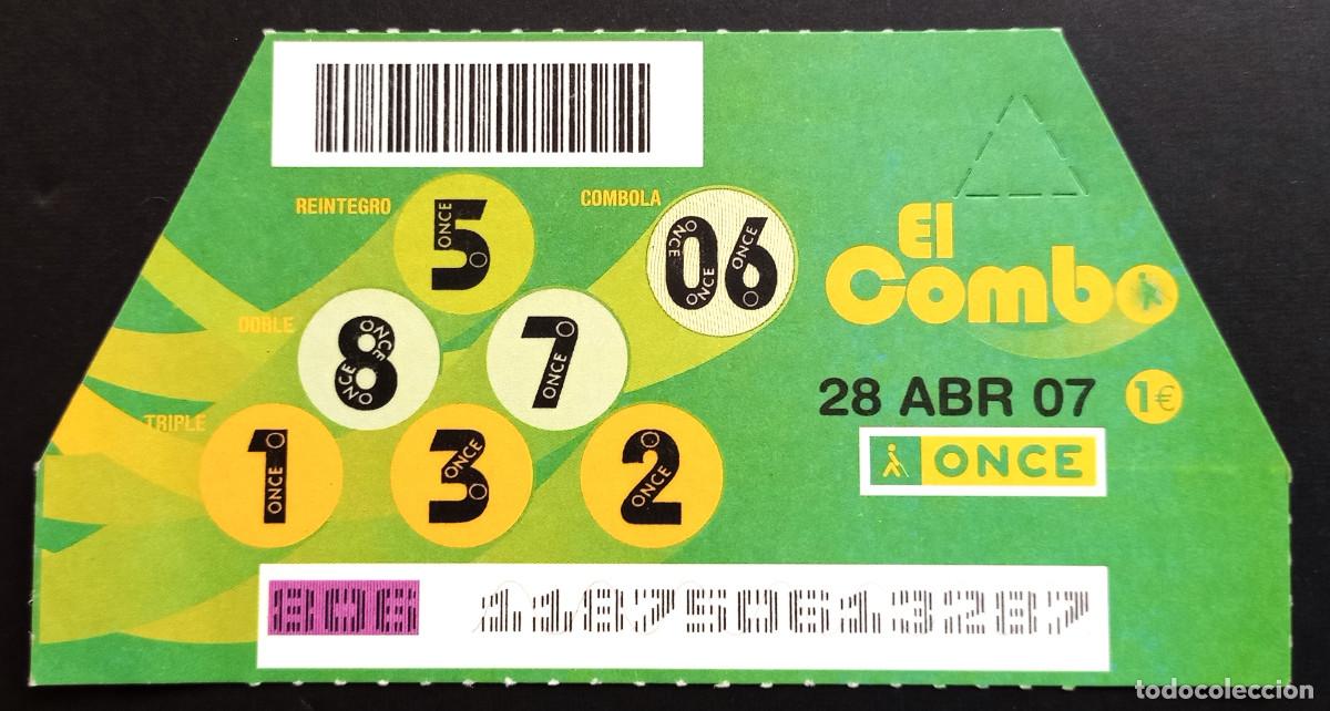 Cupones ONCE: EL COMBO DE LA ONCE - 28-ABRIL-2007